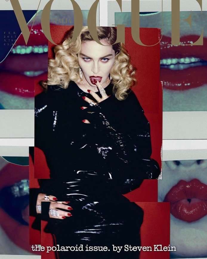 Мадонна обнажила грудь для итальянского Vogue