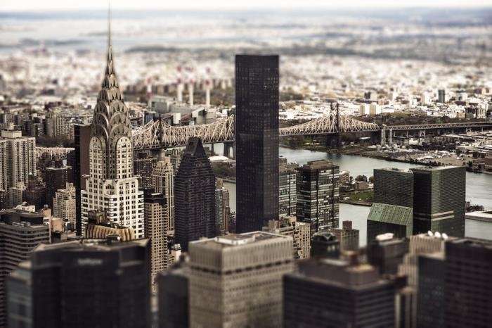 Знаменитые города в tilt-shift-фотографиях