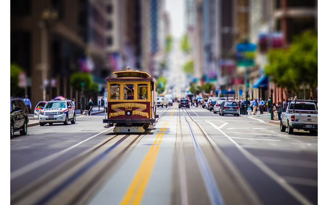 Знаменитые города в tilt-shift-фотографиях