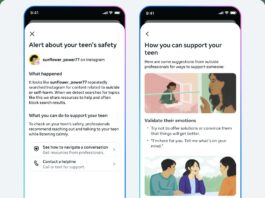 Instagram попереджатиме батьків про пошукові запити підлітків, пов’язаних із суїцидом та членошкідництвом
