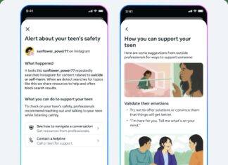 Instagram попереджатиме батьків про пошукові запити підлітків, пов’язаних із суїцидом та членошкідництвом