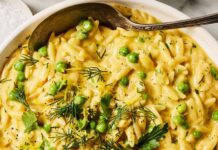 Лимонне орзо в одній сковороді: ідеальна яскрава та вершкова вечеря