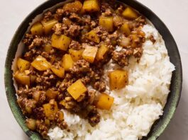 One-Pan Filipino Ground Beef Adobo with Potatoes